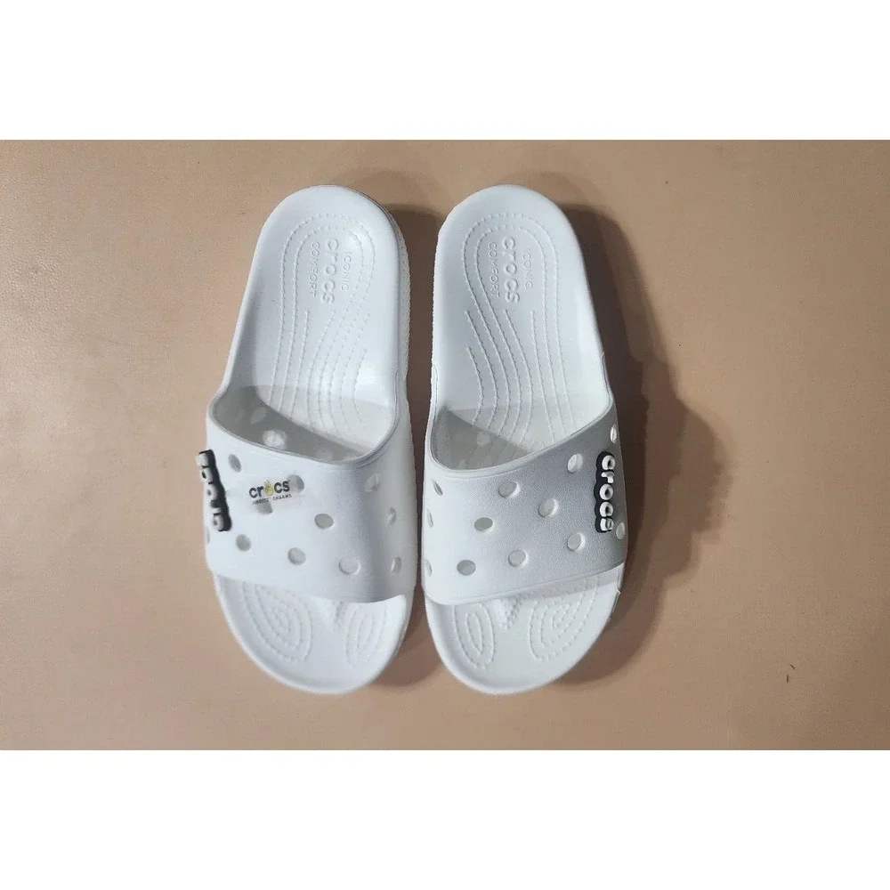 Crocs Classic Slides‎ Men's Women's Sandals Waterproof  Shoes NEW Size 8M, 10W